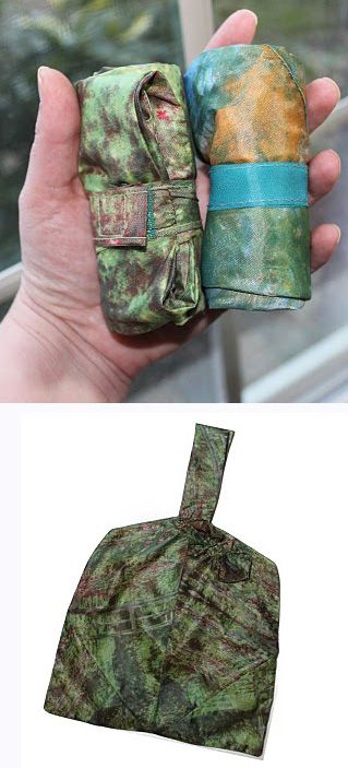 You can also make a waterproof, BAGGU-style bag when you take the metal pieces out. -   How To Reuse Your Broken Things