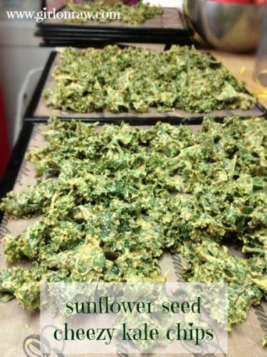 sunflower kale chips