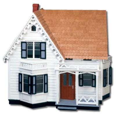 Greenleaf Dollhouses Westville Dollhouse Kit Four Rooms. Two Bay -   The Dollhouses