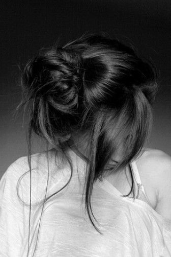 the messy bun -absolute favorite 'do of all time, an instant classic. I'