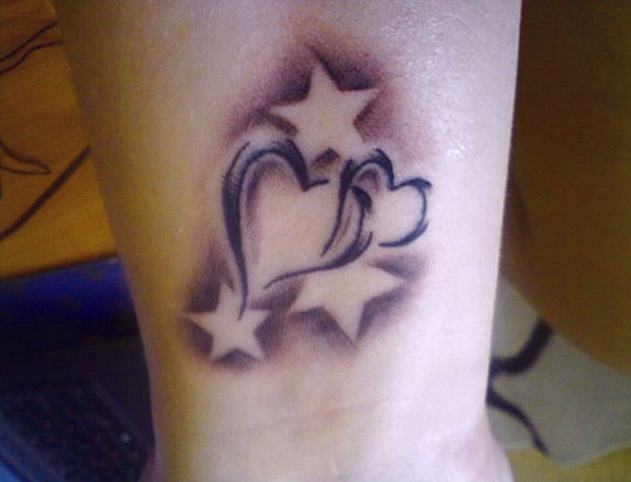 Stars and Hearts Tattoos -   Hearts Tattoos ideas