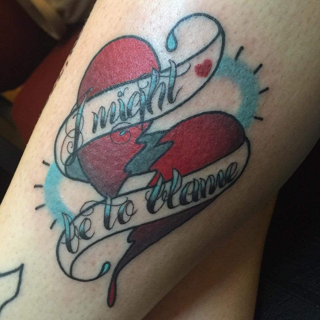 best broken heart tattoo ... -   Hearts Tattoos ideas