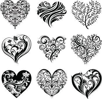 Heart Tattoo Designs -   Hearts Tattoos ideas