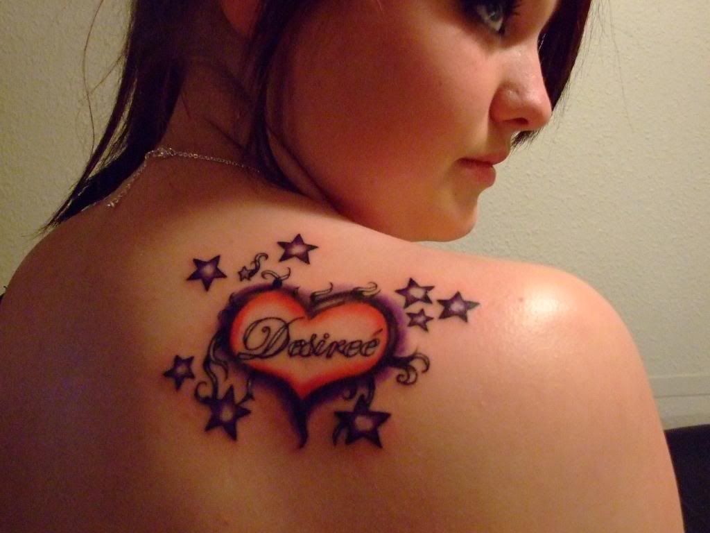 Heart and Stars Tattoos -   Hearts Tattoos ideas