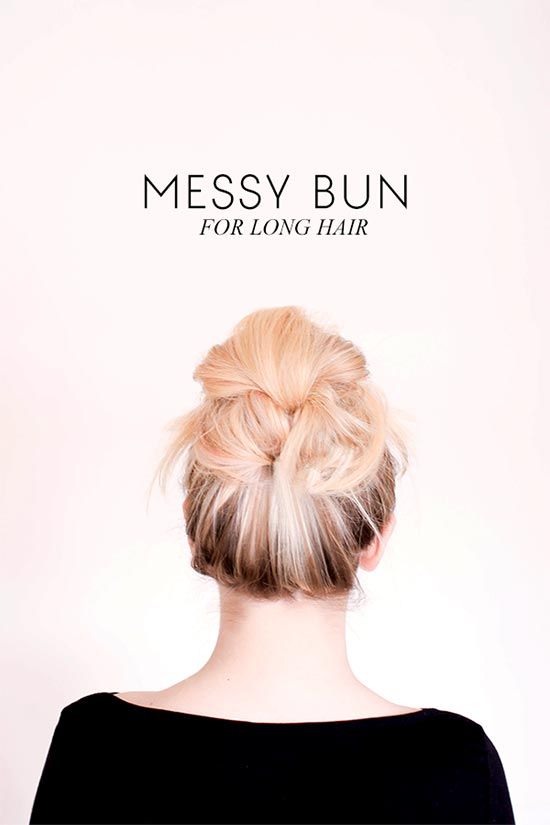 Messy Buns For Long Hair