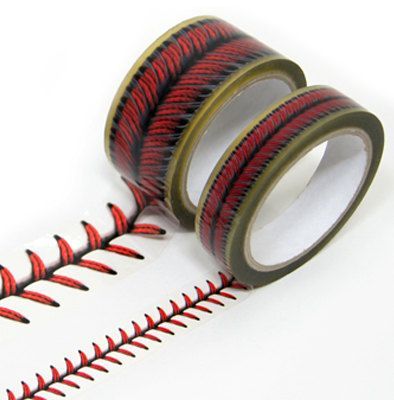$17.90 via etsy. Are you kidding me???? Baseball stitches design tape set. This