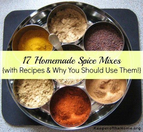 17 Homemade Spice Mixes {with Recipes & Why You Should Use Them!}