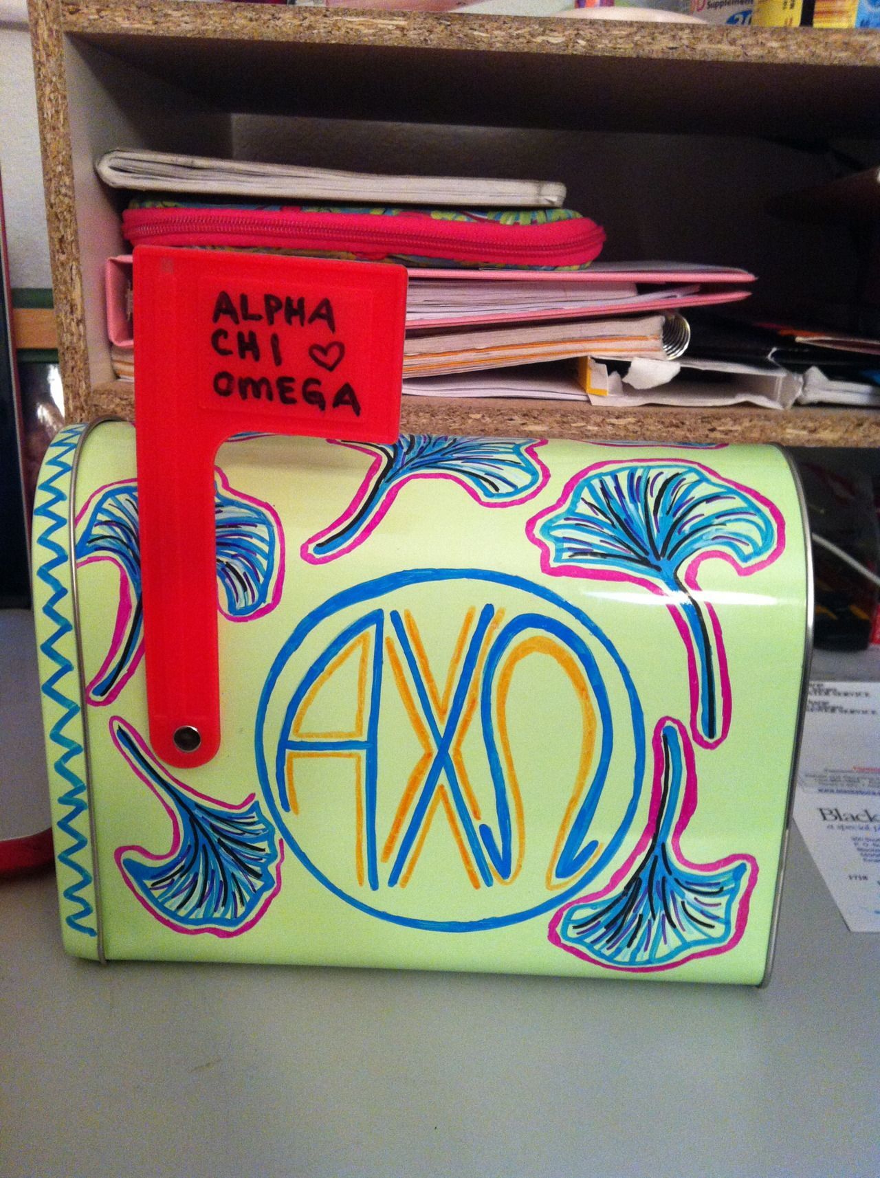 AXO sorority craft: I got so many letters from my PC and other sisters-a persona