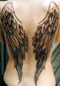 Angels Wings Tattoo Back