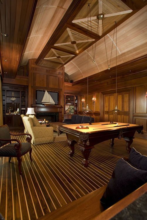 Beautiful Billiards room & Media Room.