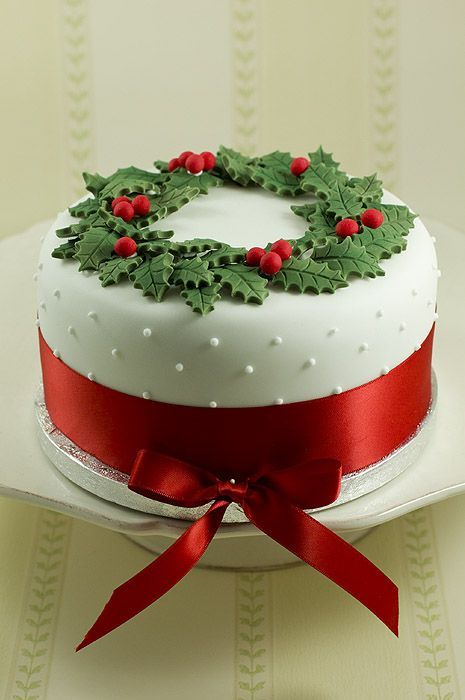 Beautiful Christmas cake