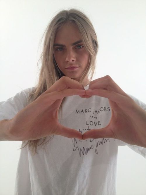 Cara Delevingne in our FNO '12 t-shirt.
