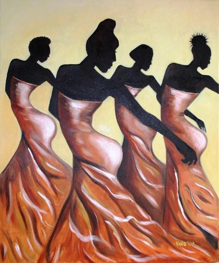 Dancers – African art