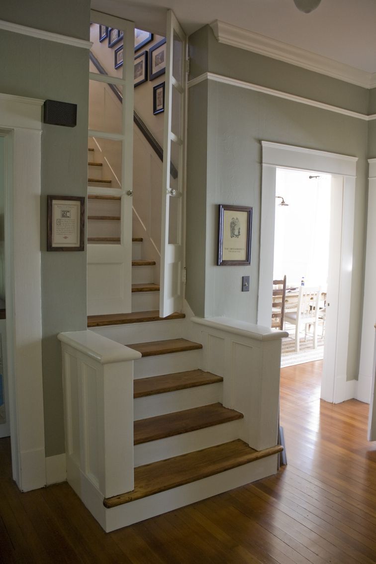 Doors on the stairs to keep the noise down, heat down, and/or pets on one side o