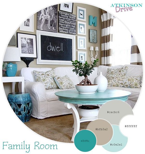 Family Room Color Palette