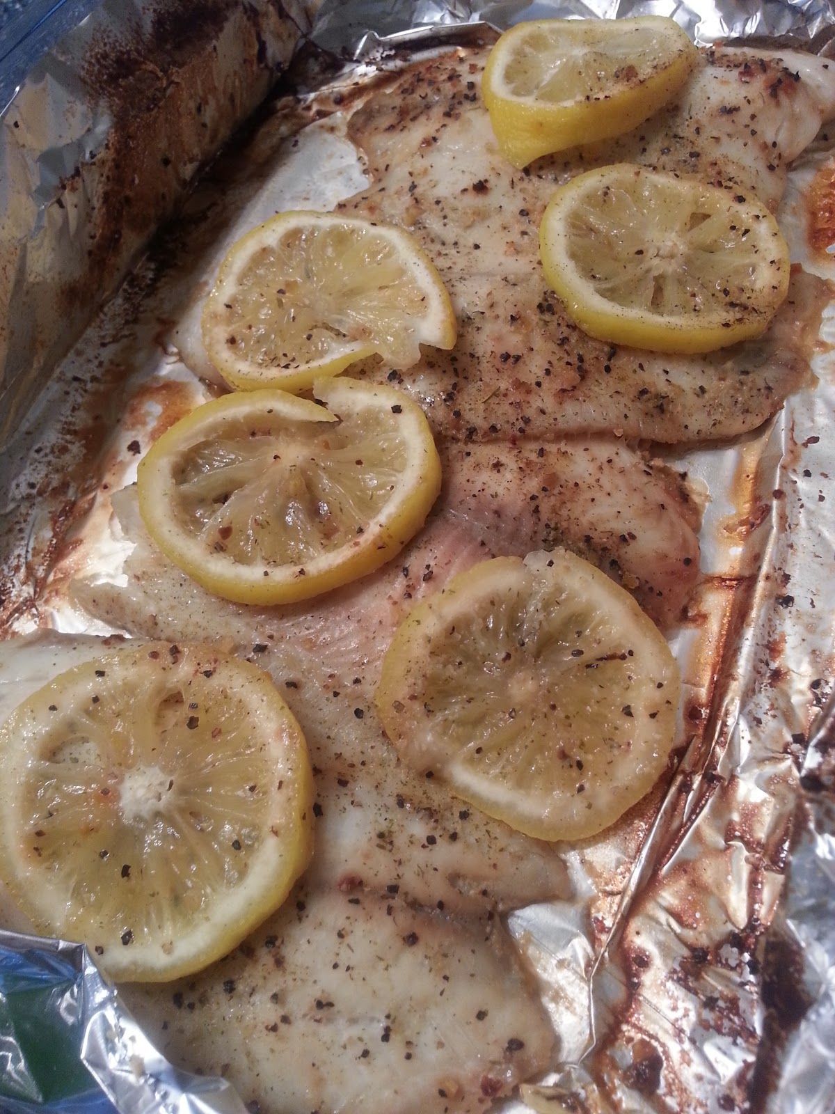 Foil Baked Talapia