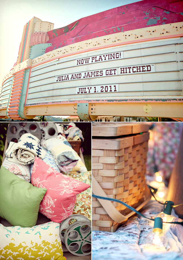 Movie Night Engagement Party Inspiration