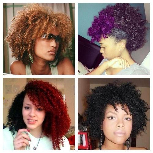 Natural hair – colors and curls