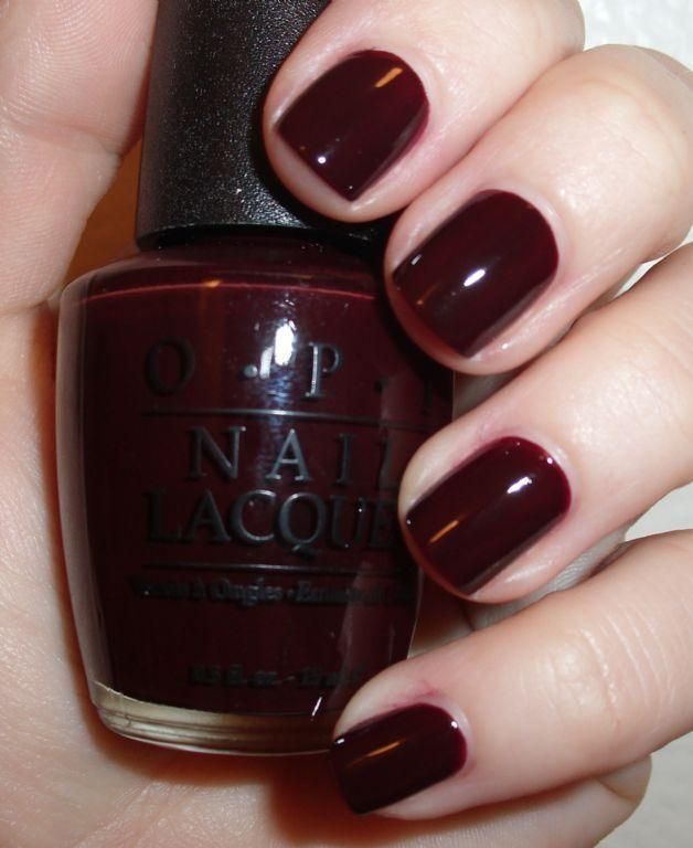 OPI Hollywood and wine