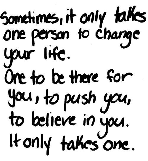 One person