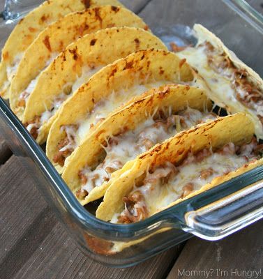Oven Tacos (love these. My husband's "favorite taco ever". Made th