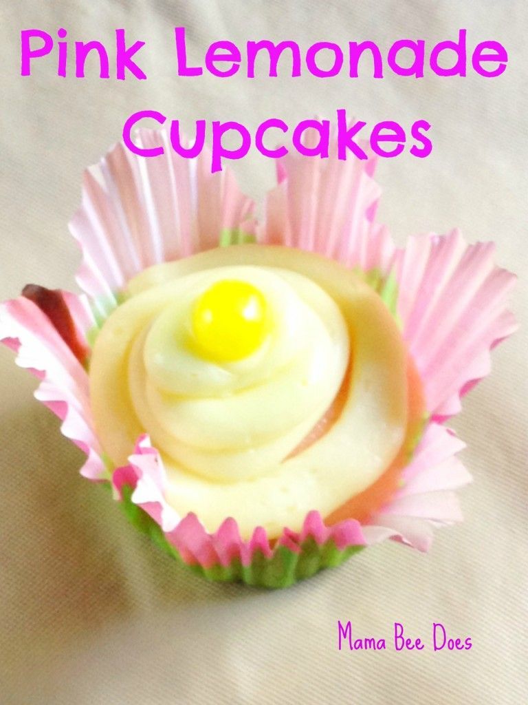 Pink Lemonade Cupcakes #recipe