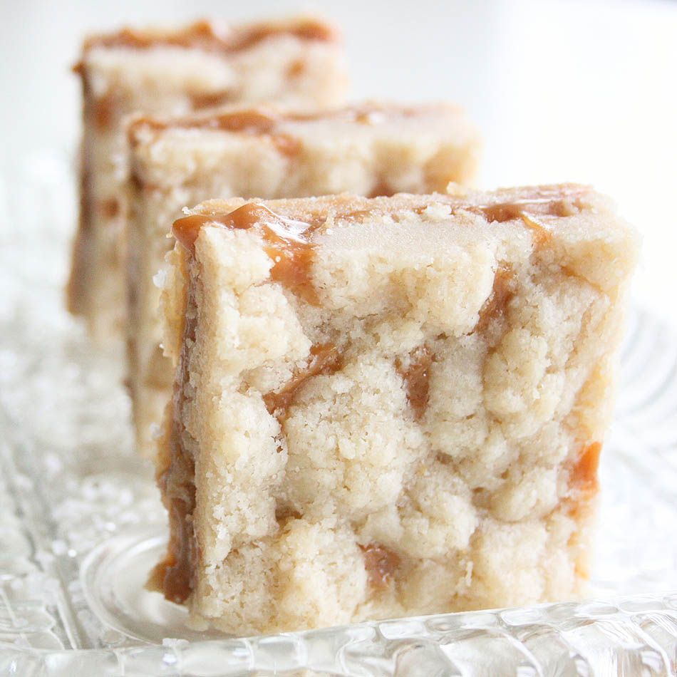 Salted caramel butter bars–Made these for a dessert potluck at Wyatt's scho