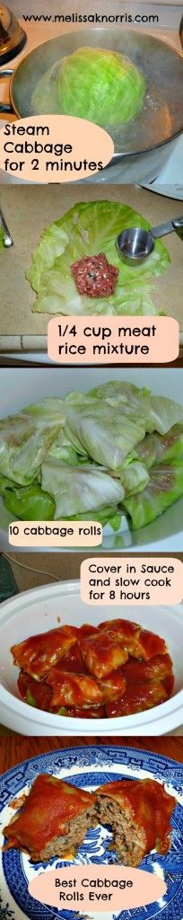Slow Cooker Cabbage Rolls, def want to try this!