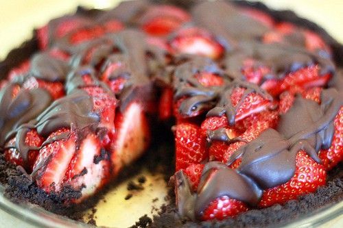 The San Diego Walling Family: Chocolate covered strawberry pie