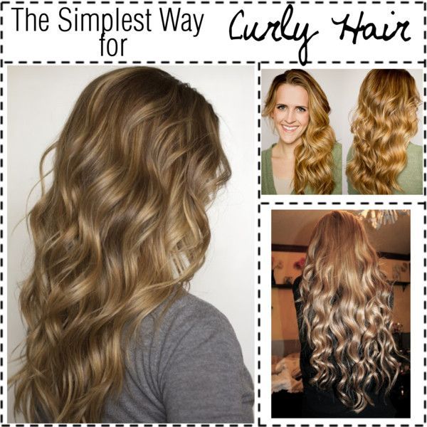 "The Simplest Way for NO HEAT Curly Hair"