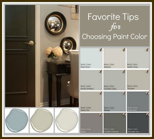 Tips & Tricks to Choosing the Perfect Paint Color.   Photos of rooms with ex