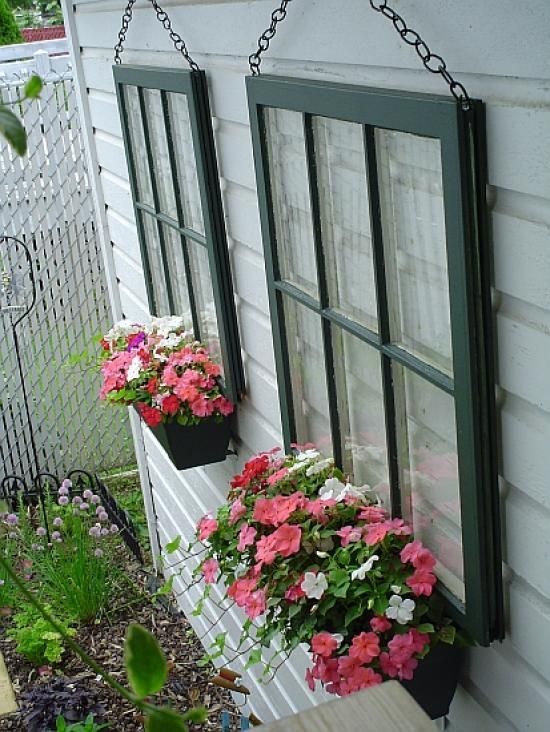 Window planters.