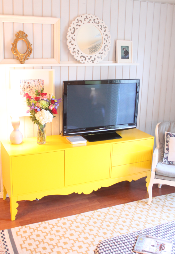 Yellow TV Stand – Ikea