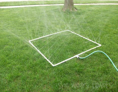all you need is PVC, a drill, and a hose.  @Pam Frederick – think Steve can put
