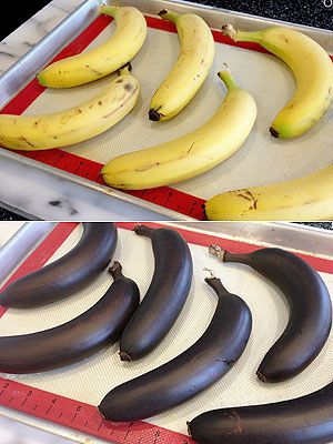 Ripen your bananas quickly by putting them in the oven for 40 minutes at 300?F. -   Baking Life-Hacks Everybody Needs To Know