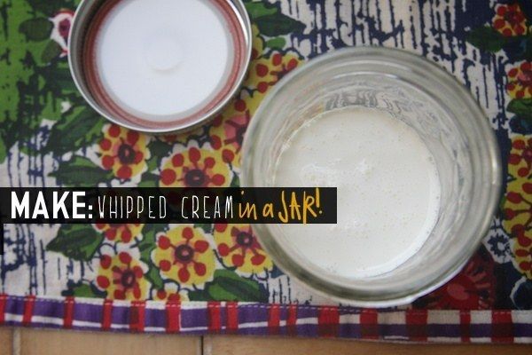Easily make whipped cream without a stand mixer by shaking it in a Mason jar. -   Baking Life-Hacks Everybody Needs To Know