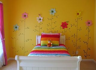 cute idea for a girls room