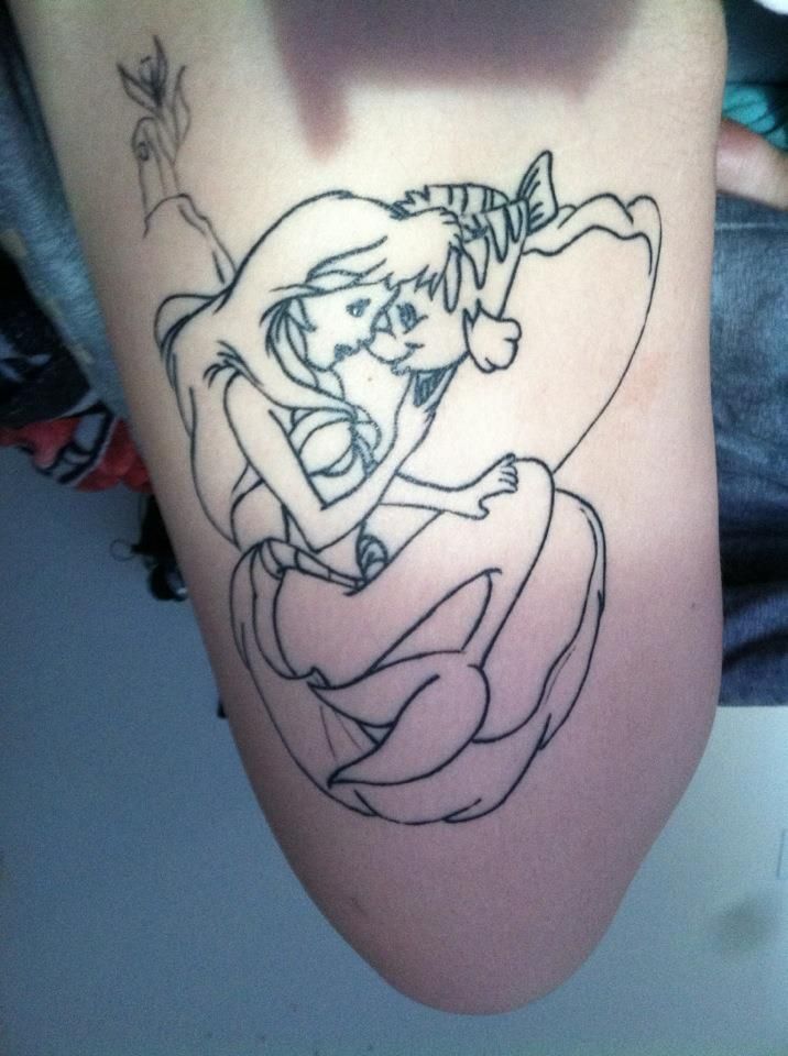 the little mermaid tattoo