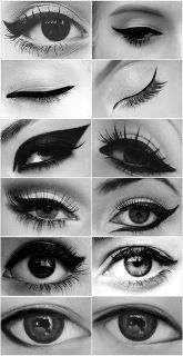 50s, 60s Eye Makeup