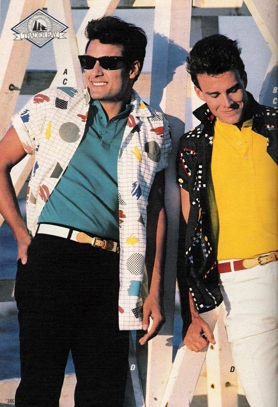 80s Men's Fashion -   1980’s Style