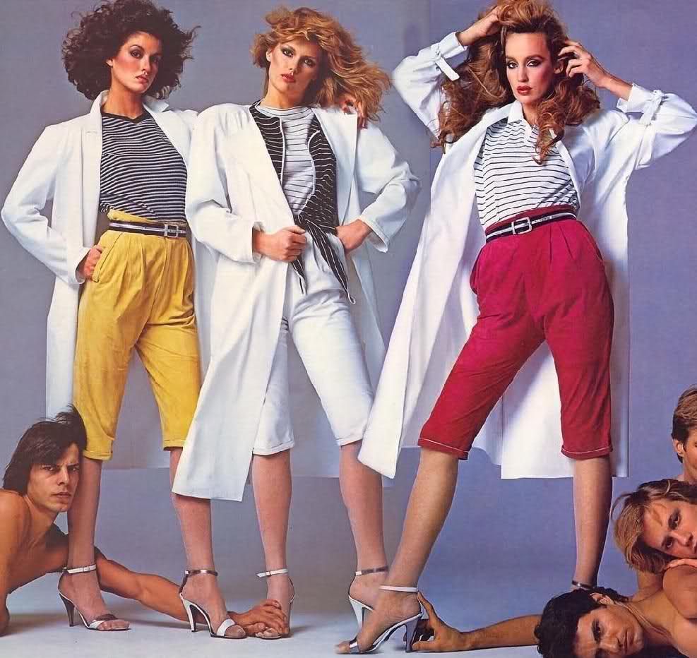 Women’s Fashion in the 20th century -   1980’s Style