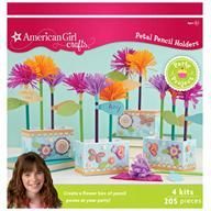 American Girl party craft — flower pencils!