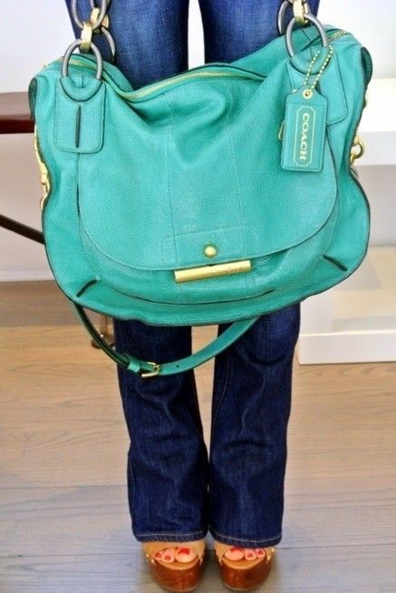 Aqua Coach purse! ♥
