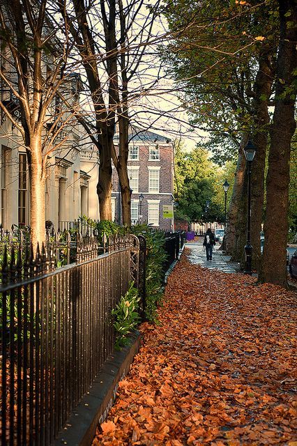 Autumn in Liverpool, England