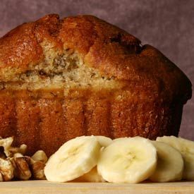 Banana Bread with honey and applesauce instead of sugar & oil.    Delicious
