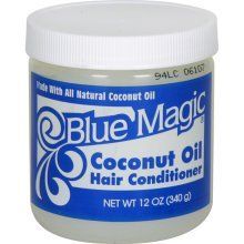 Blue Magic Coconut Oil Hair Conditioner.  I used Moroccan Oil for years, then tr
