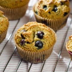 Blueberry Paleo Muffins by CookEatPaleo