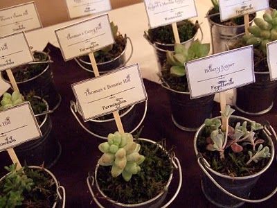 Botanical wedding – neat take-home gift