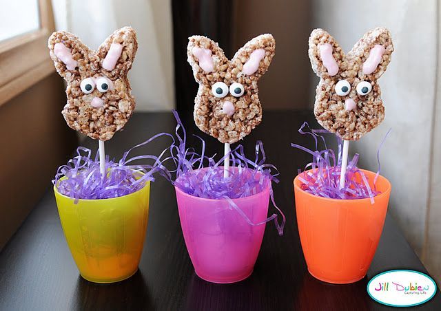 Bunny Party treats or would be fun deserts for the kids at Easter dinner