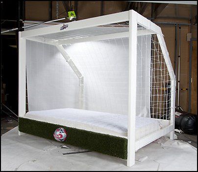 Cool soccer goal bed    Decorating theme bedrooms – Maries Manor: childrens beds